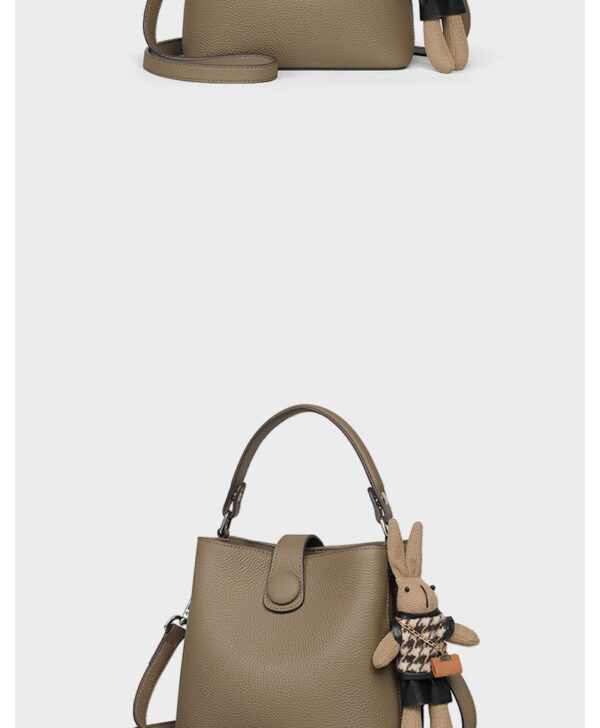 The Leather Bucket Bag - Your Go-To Shoulder & Crossbody Purse