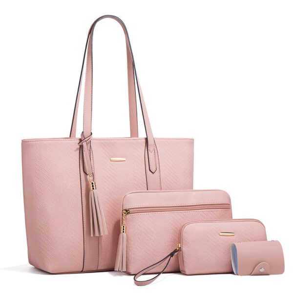 The Leather Tote Collection: A Curated 4-Piece Set for Your Modern Lifestyle