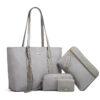 The Leather Tote Collection: A Curated 4-Piece Set for Your Modern Lifestyle