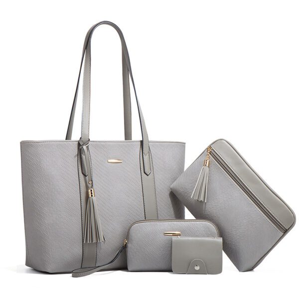 The Leather Tote Collection: A Curated 4-Piece Set for Your Modern Lifestyle