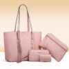 The Leather Tote Collection: A Curated 4-Piece Set for Your Modern Lifestyle