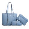 The Leather Tote Collection: A Curated 4-Piece Set for Your Modern Lifestyle