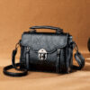 Classic Structured Box Bag - Retro Shoulder & Hand Carry