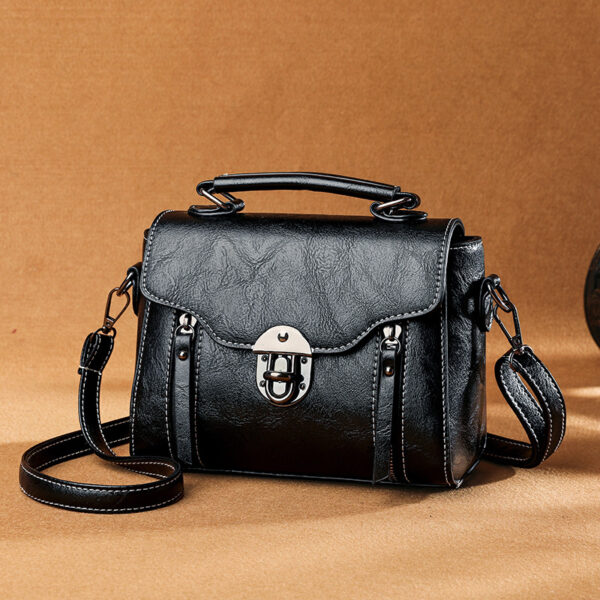 Classic Structured Box Bag - Retro Shoulder & Hand Carry
