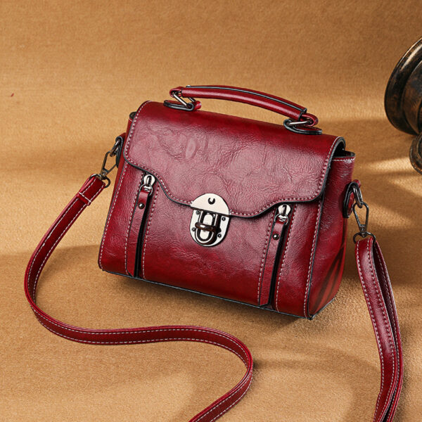 Classic Structured Box Bag - Retro Shoulder & Hand Carry