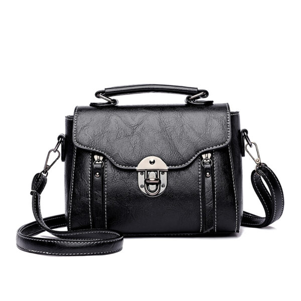 Classic Structured Box Bag - Retro Shoulder & Hand Carry