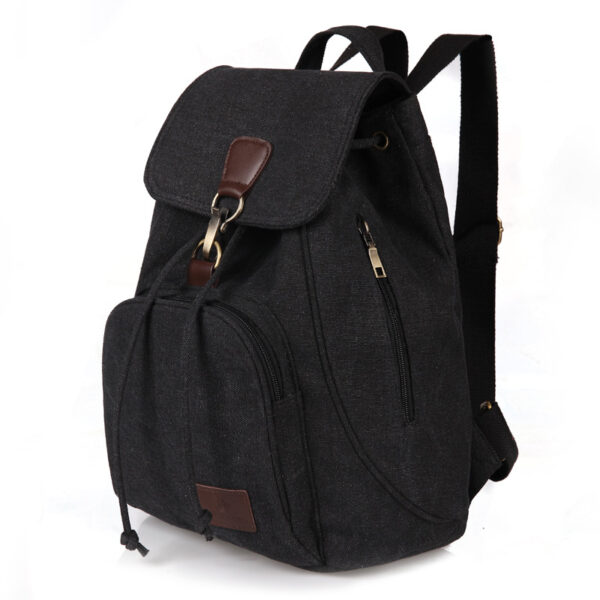 Novella Canvas Backpack: Stylish Vintage Bookbag for Women with a Modern Edge