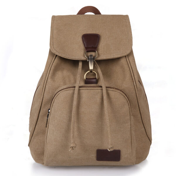 Novella Canvas Backpack: Stylish Vintage Bookbag for Women with a Modern Edge