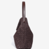 Women's Woven Leather Hobo Bag, Stylish Minimalist Handbag for Everyday Chic