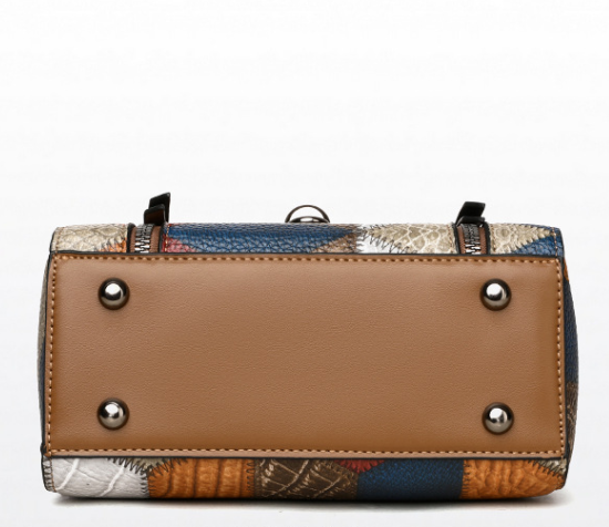 Convertible Leather Tote Bag - Spacious Designer Handbag as Shoulder Bag or Crossbody