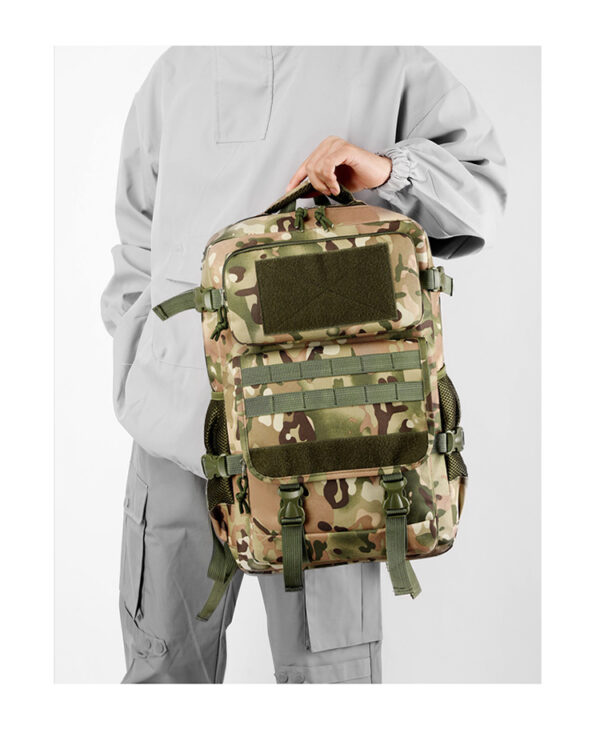 Vanguard MOLLE Backpack: Large-Capacity Camo Hiking Pack with Tactical Organization