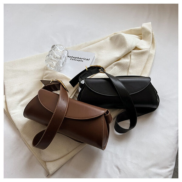 PU leather Crossbody Bag - Edgy Street-Chic Shoulder Purse for Women