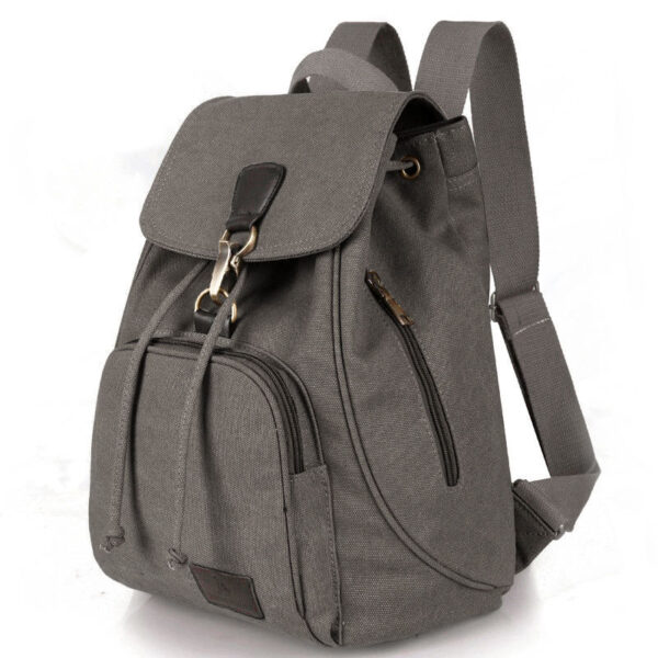 Novella Canvas Backpack: Stylish Vintage Bookbag for Women with a Modern Edge