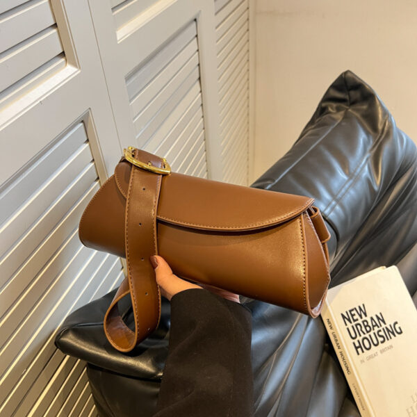 PU leather Crossbody Bag - Edgy Street-Chic Shoulder Purse for Women