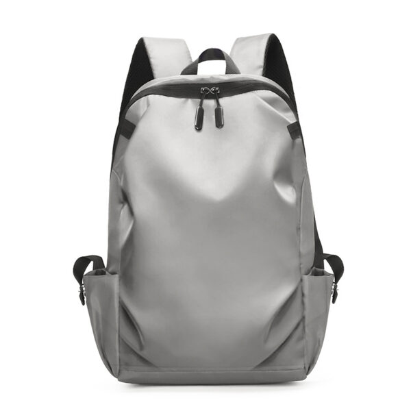 Wholesale Sleek Gray Anti-Theft USB Charging Laptop Backpack