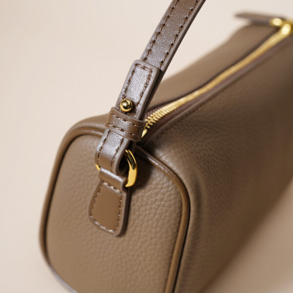 Genuine Leather Underarm Bag - Minimalist Crossbody Purse
