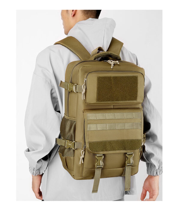 Vanguard MOLLE Backpack: Large-Capacity Camo Hiking Pack with Tactical Organization