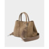Genuine Leather Bucket Tote - Convertible Crossbody & Shoulder Shopper