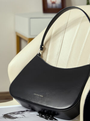 Crescent Shoulder Bag for Women Retro Vegan Leather Underarm Purses