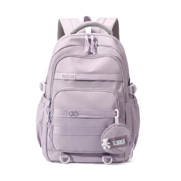 Trendy Large Capacity Nylon Backpack - Versatile Laptop Backpack for  High School & College