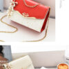 Sparkling Chain Strap Crossbody Bag