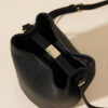 Genuine Leather Bucket Bag - Minimalist Crossbody Purse