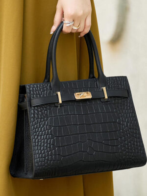 Crocodile leather Kelly Bag & Large-Capacity Luxury Women's  Tote