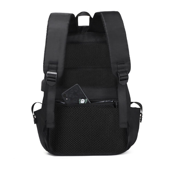 Wholesale Sleek Gray Anti-Theft USB Charging Laptop Backpack