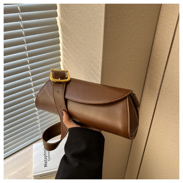 PU leather Crossbody Bag - Edgy Street-Chic Shoulder Purse for Women