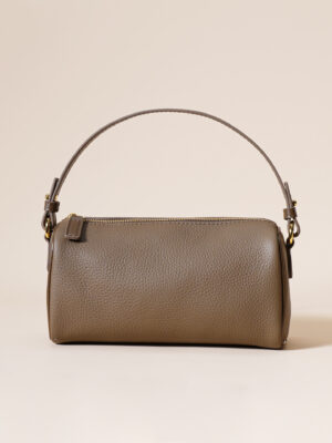 Genuine Leather Underarm Bag - Minimalist Crossbody Purse
