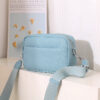Solid Color PU Square Crossbody Bag - Stylish Shoulder Purse