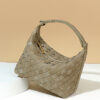 Hand-Woven Matte Leather Tote - Minimalist Handbag
