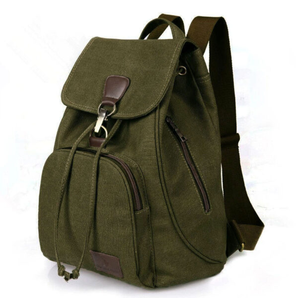 Novella Canvas Backpack: Stylish Vintage Bookbag for Women with a Modern Edge