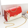 Sparkling Chain Strap Crossbody Bag
