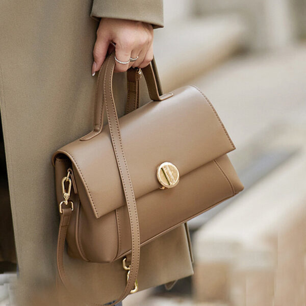 Soft Cowhide Luxury Women's Bag, Versatile Crossbody Commute Bag