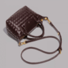 Mini Small Size Braided Luxury Leather Women's top Handle Handbag