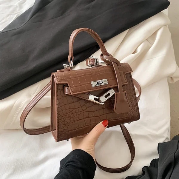 Crocodile Embossed Mini Handbag | Luxury Women’s Top Handle Bag OEM & Wholesale Supplier