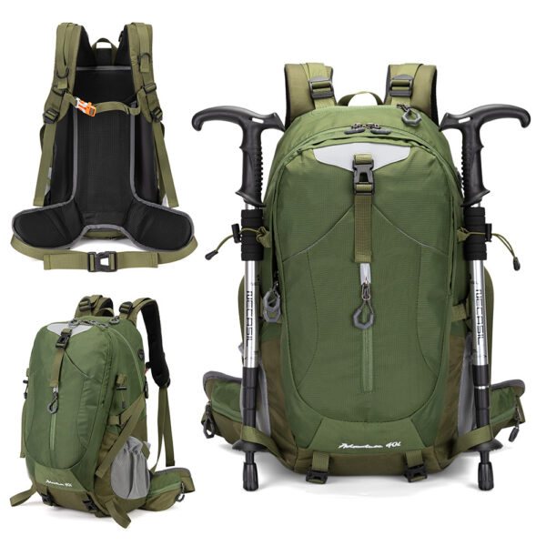 Large Capacity 50L Hiking Camping Backpack with Rain Cover