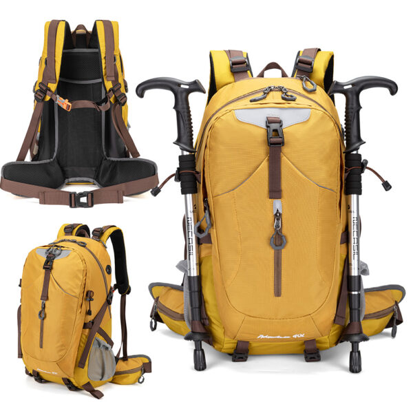 Large Capacity 50L Hiking Camping Backpack with Rain Cover