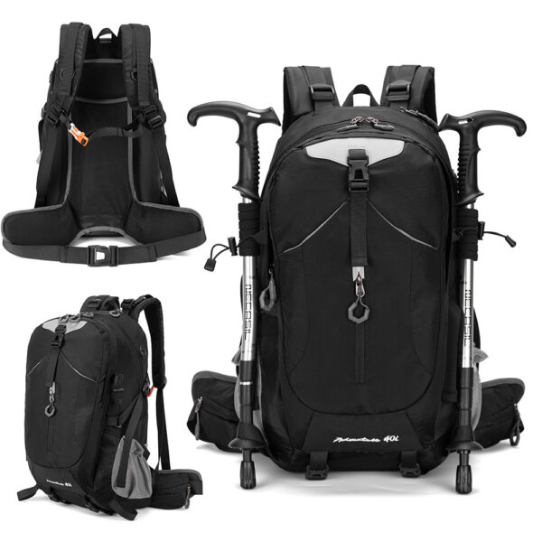 Large Capacity 50L Hiking Camping Backpack with Rain Cover