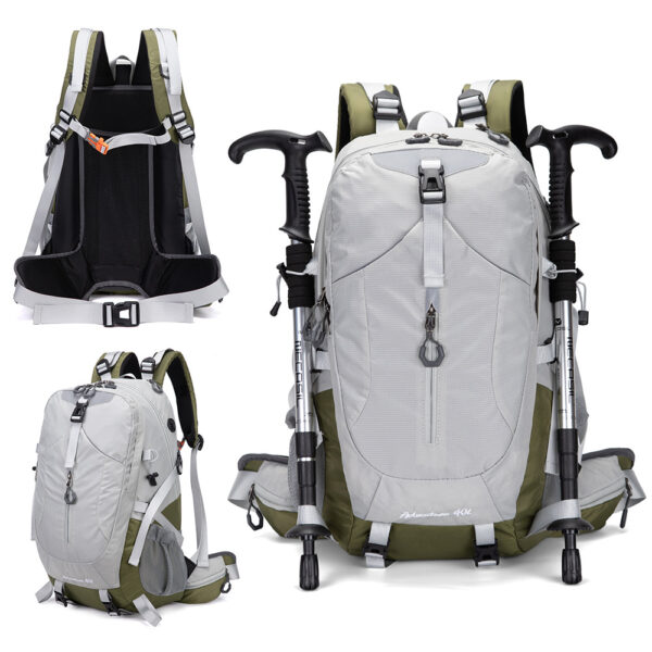 Large Capacity 50L Hiking Camping Backpack with Rain Cover