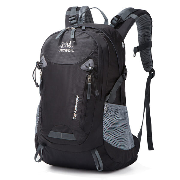 Solar-Powered Hiking Backpack with USB Charging Panel