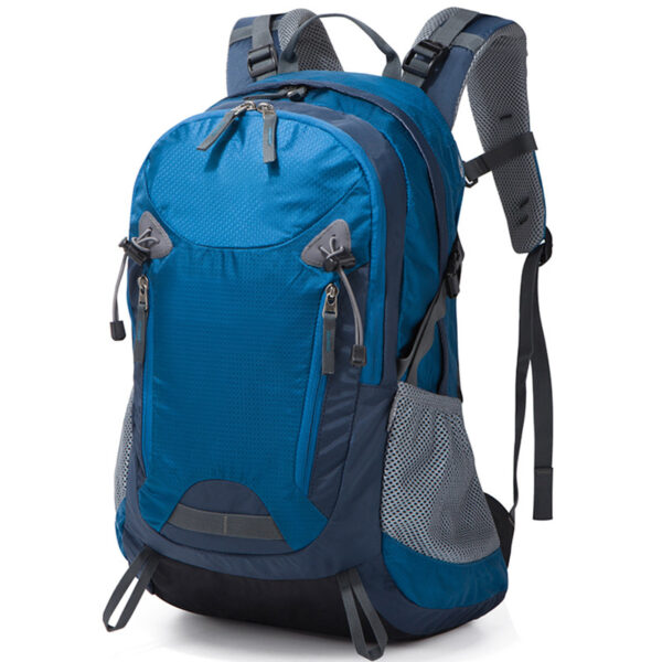Solar-Powered Hiking Backpack with USB Charging Panel
