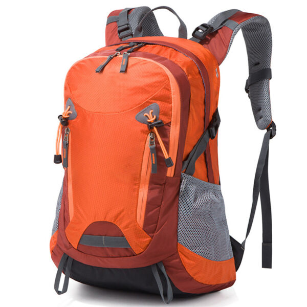 Solar-Powered Hiking Backpack with USB Charging Panel