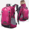 Solar-Powered Hiking Backpack with USB Charging Panel