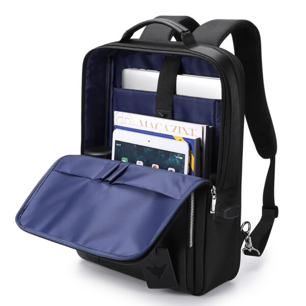 laptop-7-4 Multi-Compartment USB Laptop Backpack with Shoe Pocket 15.6 Inch