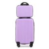 Oxford Fabric Expandable Luggage Set 3-Piece Softside Travel Suitcase