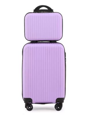 Oxford Fabric Expandable Luggage Set 3-Piece Softside Travel Suitcase