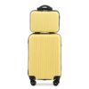 Oxford Fabric Expandable Luggage Set 3-Piece Softside Travel Suitcase