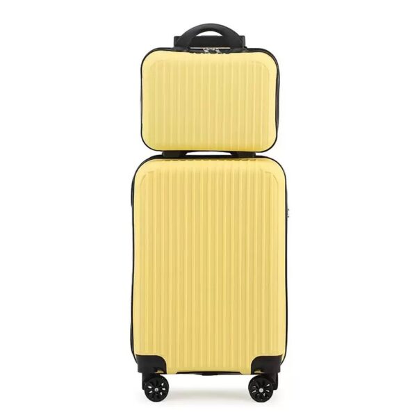 Oxford Fabric Expandable Luggage Set 3-Piece Softside Travel Suitcase
